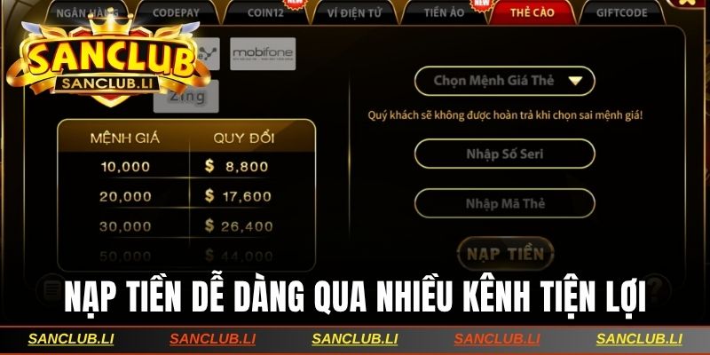 nap-tien-de-dang-qua-nhieu-kenh-tien-loi